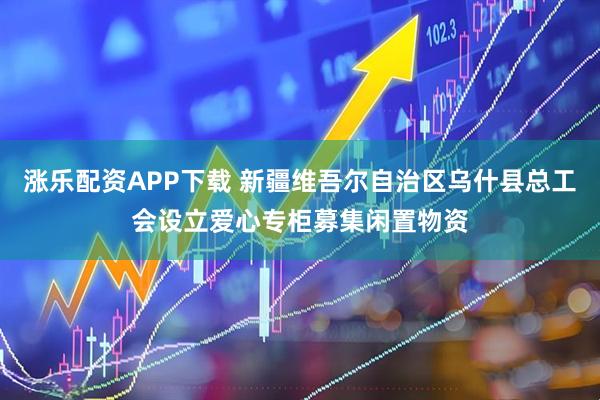 涨乐配资APP下载 新疆维吾尔自治区乌什县总工会设立爱心专柜募集闲置物资